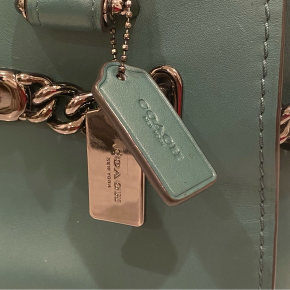 COACH Swagger27 bag in teal - Picture 3 of 8